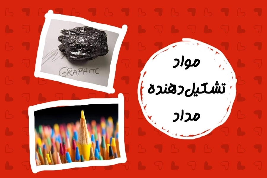 مواد تشکیل دهنده مداد کدام است؟
