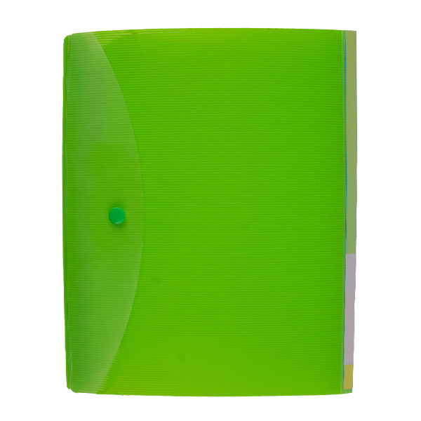 کلاسور 100 برگ جلد طلقی سبز فطرس