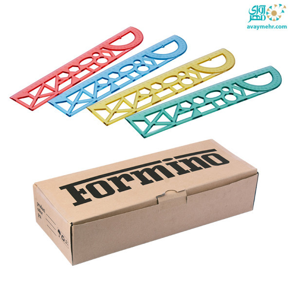 خط کش ۳۰ سانت نقاله دار ژله ای فرمی نو