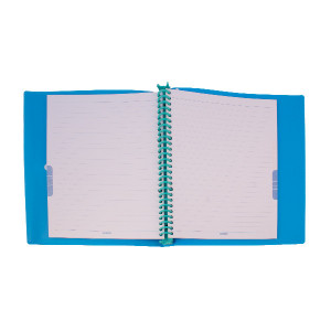 کلاسور 100 برگ جلد طلقی سبز فطرس