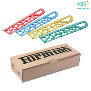 خط کش ۳۰ سانت نقاله دار ژله ای فرمی نو