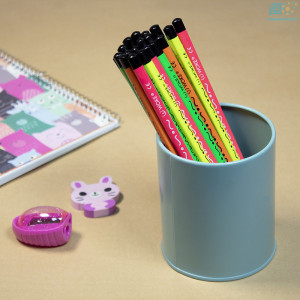 مداد مشکی سه گوش چوب مشکی فسفری صدفی ووک