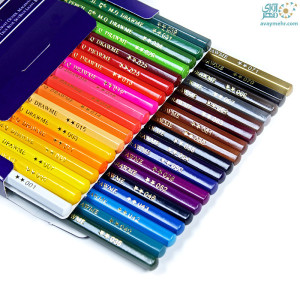 مداد ۳۶ رنگ مقوایی ام کیو