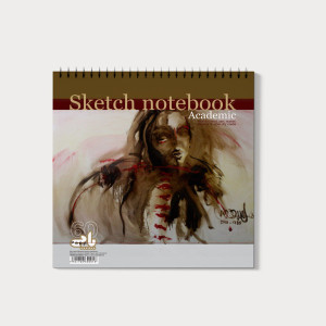 دفتر طراحی 60 برگ خشتی کاغذ سفید پاپی