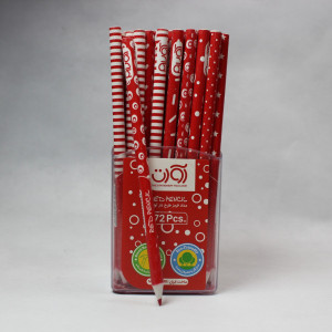 مداد قرمز گرد طرح دار ۳۹۵۰ آوات