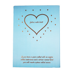 کلاسور 26 حلقه 100 برگ قلبی سفید فطرس