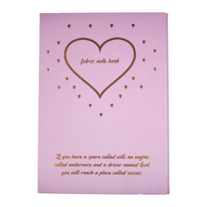 کلاسور 26 حلقه 100 برگ قلبی سفید فطرس