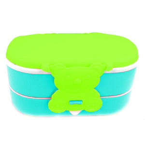 ظرف غذا دو طبقه ی خرسی فرمی نو