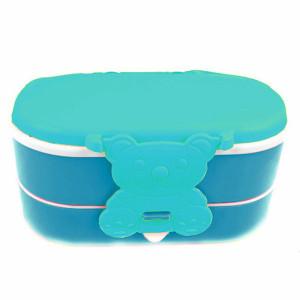 ظرف غذا دو طبقه ی خرسی فرمی نو