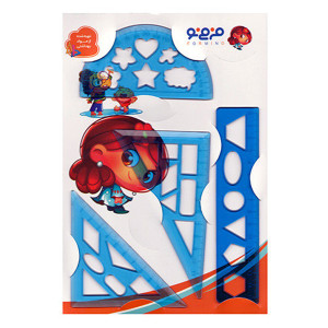 ست ۴ تکه ای شابلون دار فرمی نو