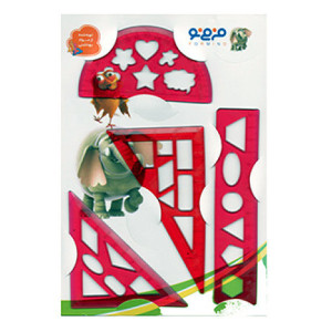 ست ۴ تکه ای شابلون دار فرمی نو